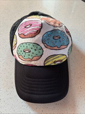 Toddler Donut Print Trucker Hat